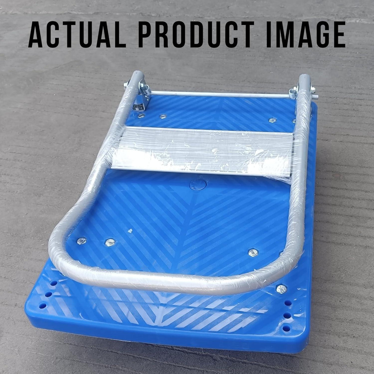 Heavy Duty Folding Trolley with 300 kg Weight Capacity for Versatile Material Handling - Singhal Mart