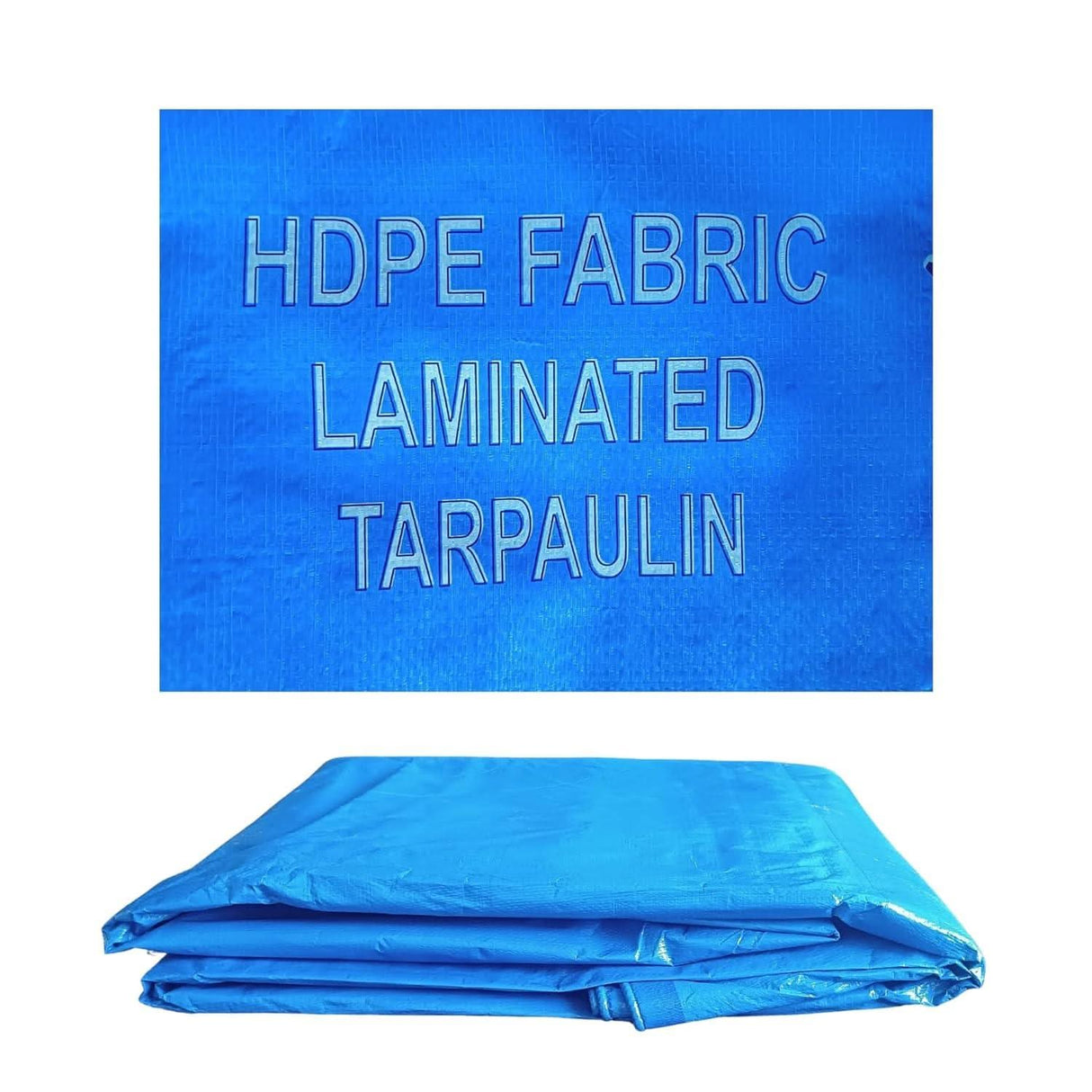 Heavy Duty Tarpaulin Sheet Blue 170 GSM - Reinforced, UV Resistant, Waterproof - Singhal Mart