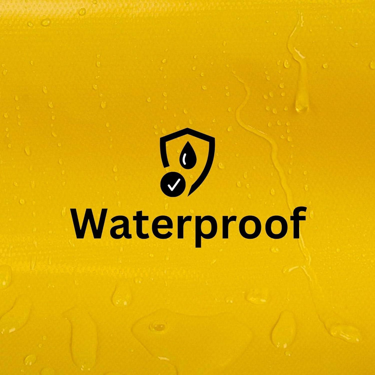 Heavy Duty Tarpaulin Sheet Yellow 170 GSM - Reinforced, UV Resistant, Waterproof - Singhal Mart