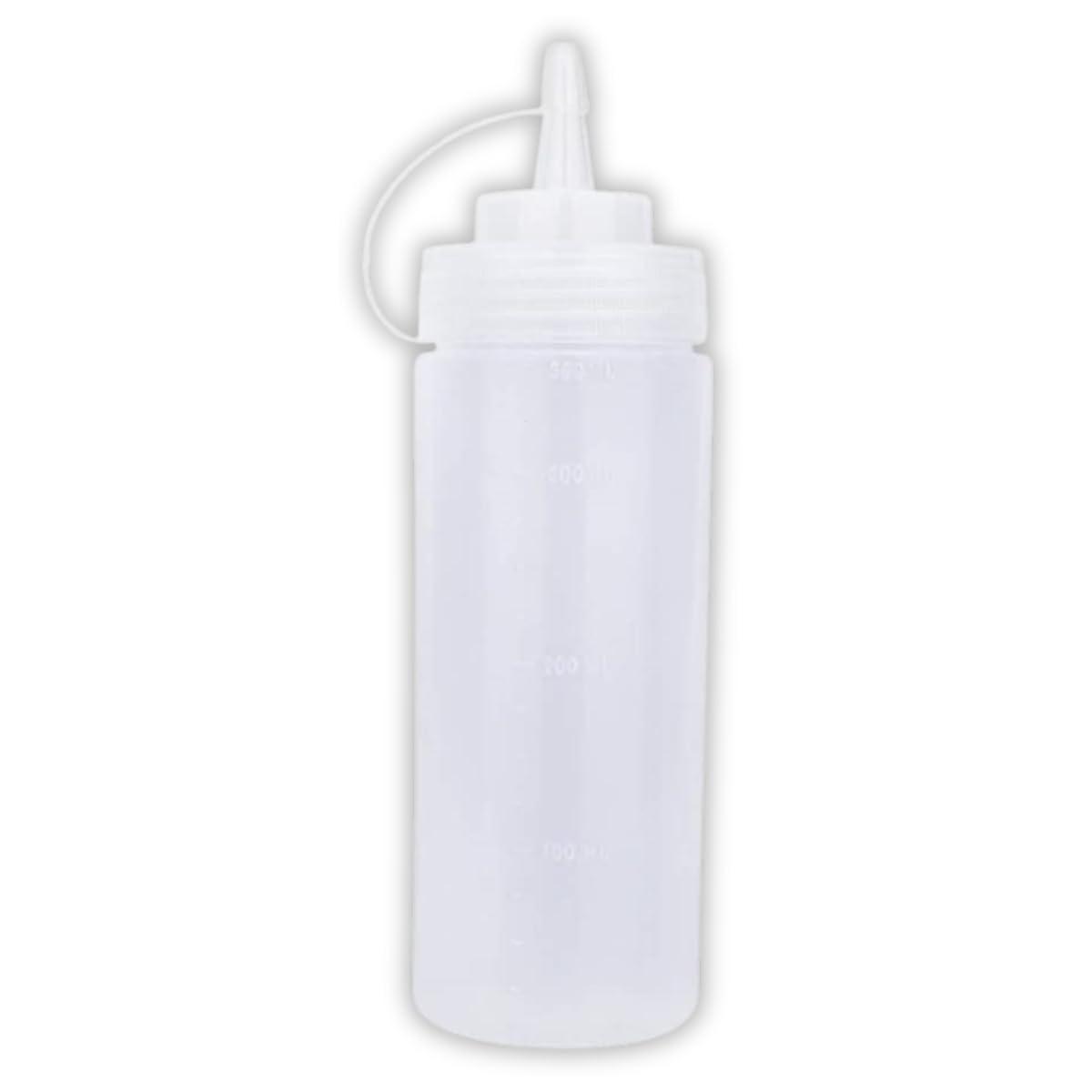 Ketchup Dispenser Bottle, 360 ML White with Cap – Plastic Squeeze Bottle for Mustard and Sauces, Perfect for Home, Dining Tables, and Cafes - Singhal Mart