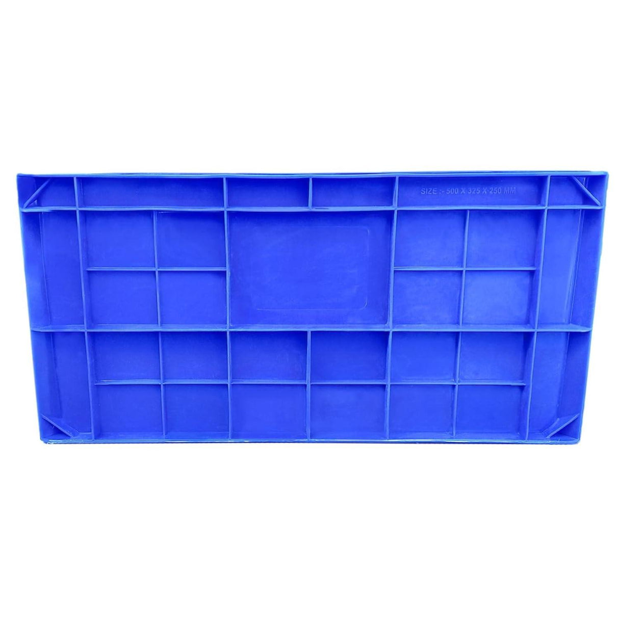 Multipurpose Heavy Duty Plastic Storage Crates - 50x32.50x25 CM | Shelf Basket | Storage Bin for Vegetables, Fruits, Milk | Durable Crate for Storage - Singhal Mart