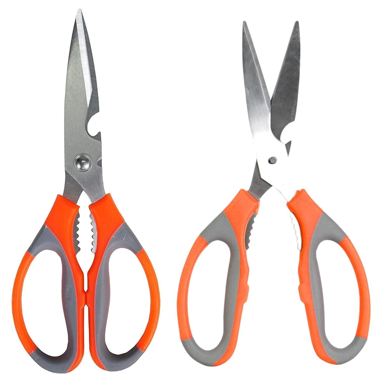 Multipurpose Kitchen Scissors – High-Grade Stainless Steel Blades for Home and Gardening. Precision Ground Edge for Versatile Use (1) - Singhal Mart