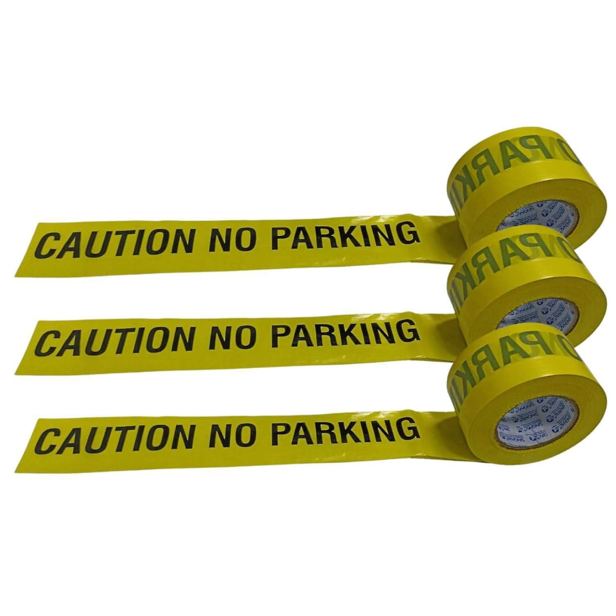 No Parking Caution Tape Yellow Roll 3 inch x 300 meter - Singhal Mart
