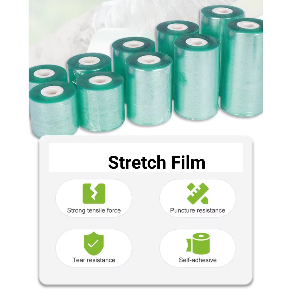 Singhal Transparent Stretchable Packing Material wrap Roll 3 inch (8 cm) x 100 Meter Film wrap Roll for Packing and Multipurpose use | Versatile, Eco-Friendly | Secure Moving, Gift Wrapping | Fragile