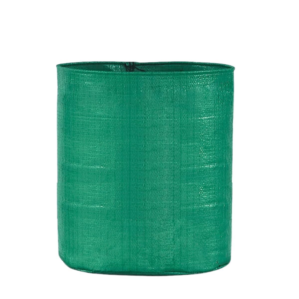 Pack of 5 15x18 Inch HDPE UV-Protected Round Grow Bags – Green Color for Terrace and Vegetable Gardening - Singhal Mart