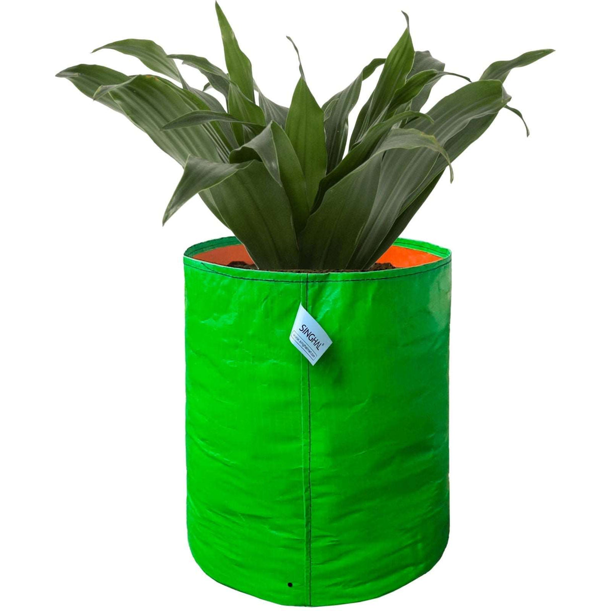 Premium 260 GSM Green HDPE UV-Protected Round Grow Bags for Durable Terrace and Vegetable Gardening - Reliable for All Plants! - Singhal Mart
