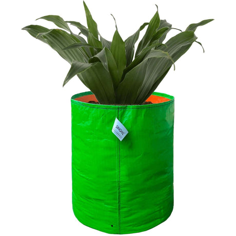 Premium 260 GSM Green HDPE UV-Protected Round Grow Bags for Durable Terrace and Vegetable Gardening - Reliable for All Plants! - Singhal Mart