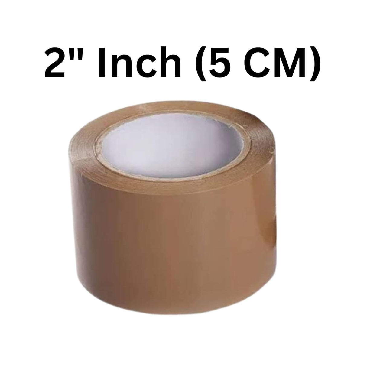 Premium Cello Tape 2 Inch (5 cm) Wide, 65m Length, Brown | BOPP Packaging Tape, Set of 6 Rolls - Singhal Mart
