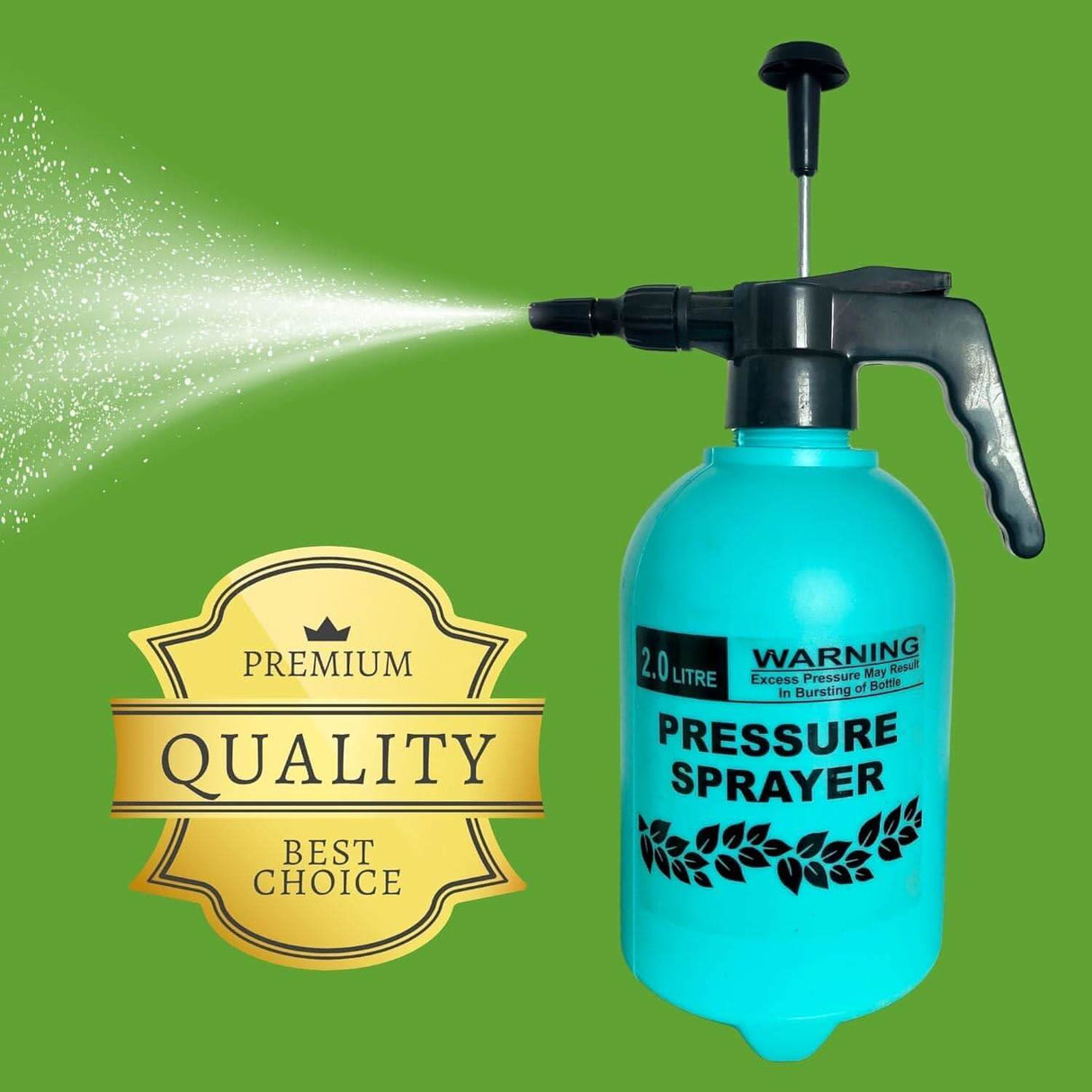 Pressure Spray Pump 2Ltr for Garden Water, Pest and Weed Control - Singhal Mart