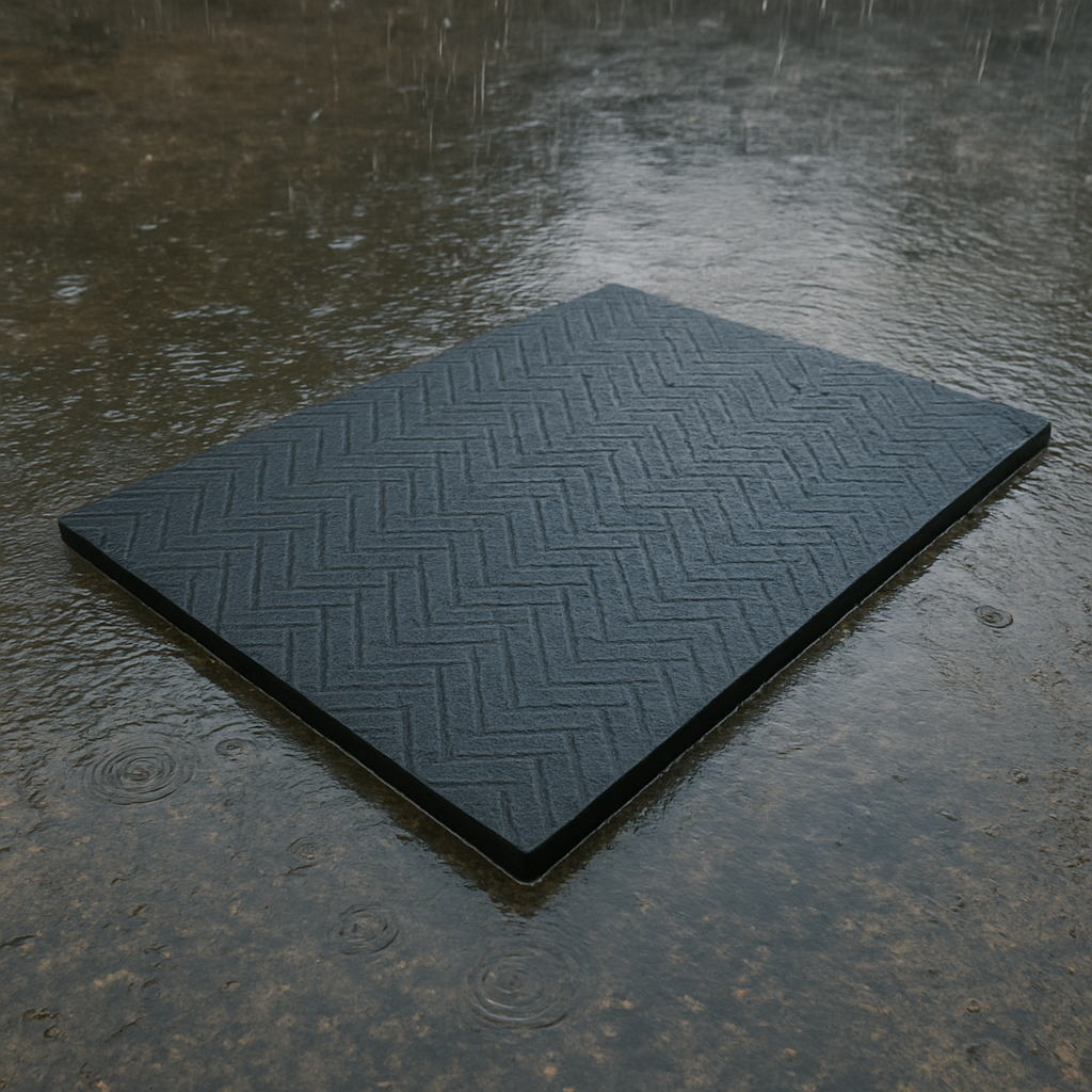 Cow-Mat Animal Feeding Mat, measuring 8 x 5 feet, designed to enhance comfort and efficiency for your livestock feeding needs