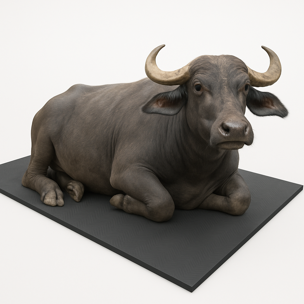 Cow-Mat Animal Feeding Mat, measuring 8 x 5 feet, designed to enhance comfort and efficiency for your livestock feeding needs