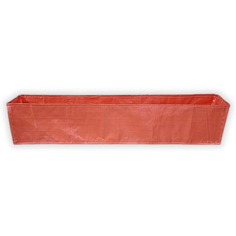 SINGHAL HDPE UV Protected Rectangular Grow Bags 60x12x12 Inches, Ideal for Terrace and Vegetable Gardening (Orange) - Singhal Mart