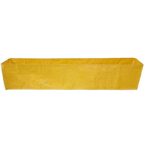SINGHAL HDPE UV Protected Rectangular Grow Bags 60x12x12 Inches, Ideal for Terrace and Vegetable Gardening (Yellow) - Singhal Mart