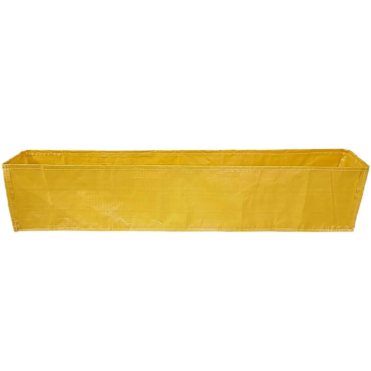SINGHAL HDPE UV Protected Rectangular Grow Bags 60x12x12 Inches, Ideal for Terrace and Vegetable Gardening (Yellow) - Singhal Mart
