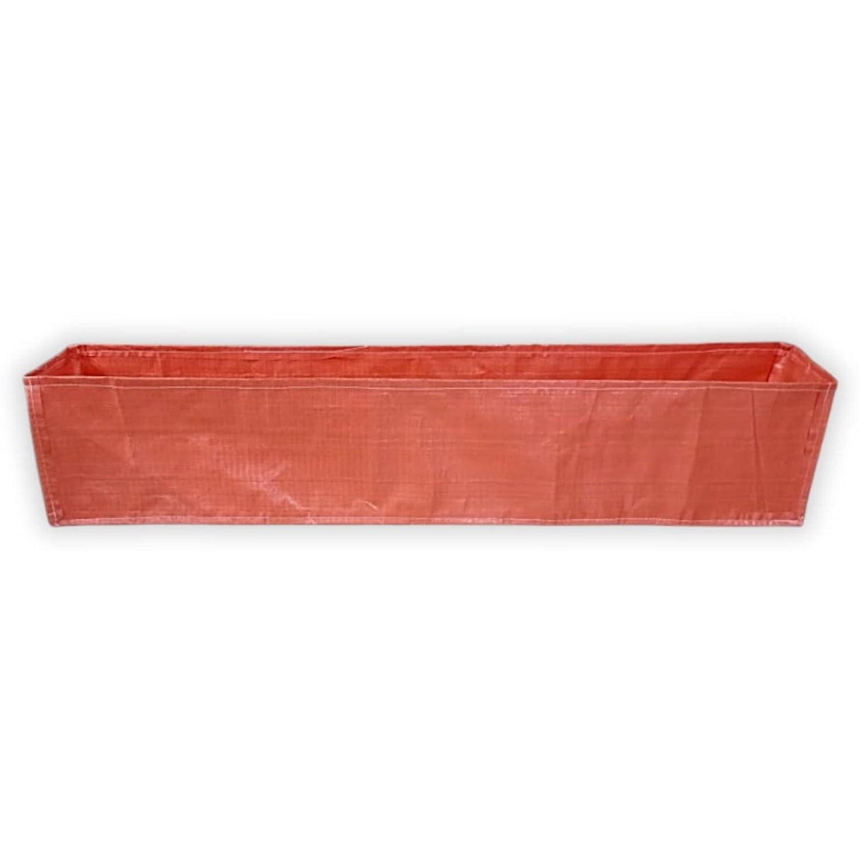 SINGHAL HDPE UV Protected Rectangular Grow Bags 60x12x12 Inches Pack of 2, Ideal for Terrace and Vegetable Gardening (Orange) - Singhal Mart