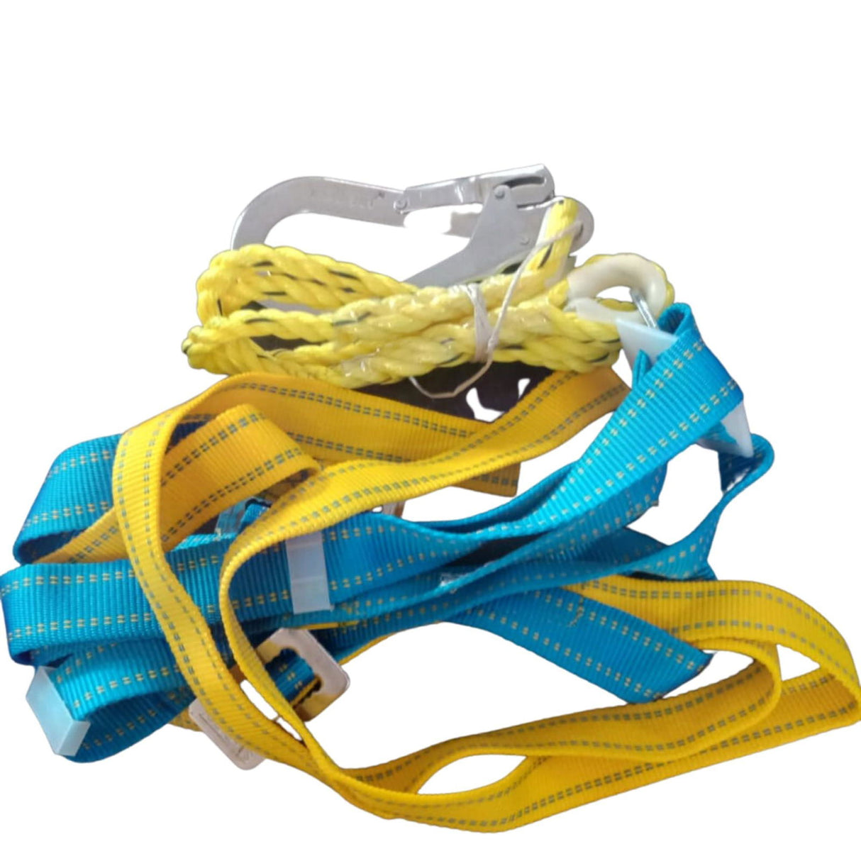 Safety Belt Harness – Adjustable Full Body Climbing Harness for Men and Women, Includes 1 Scaffolding Hook for Enhanced Safety and Security - Singhal Mart