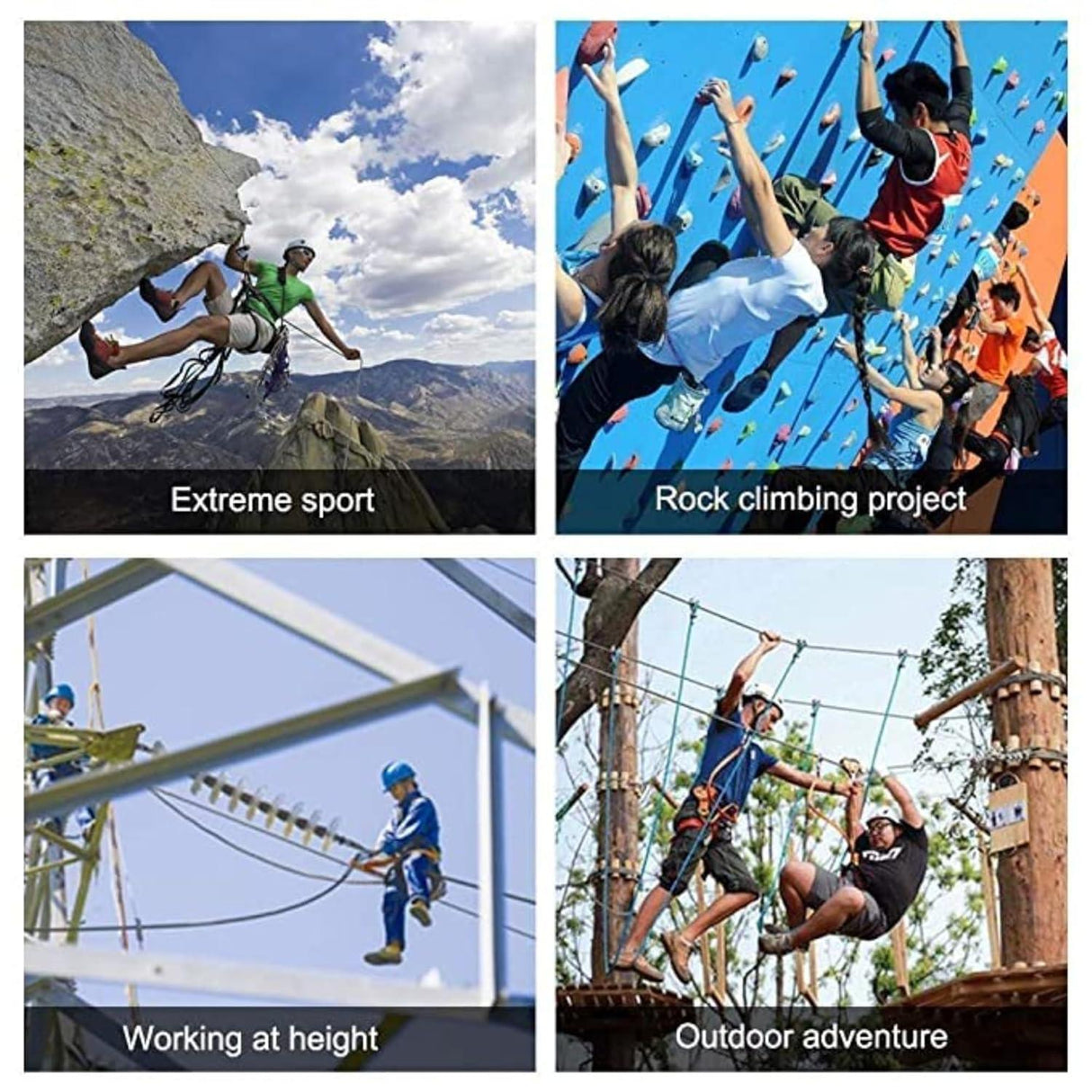 Safety Belt Harness – Adjustable Full Body Climbing Harness for Men and Women, Includes 1 Scaffolding Hook for Enhanced Safety and Security - Singhal Mart