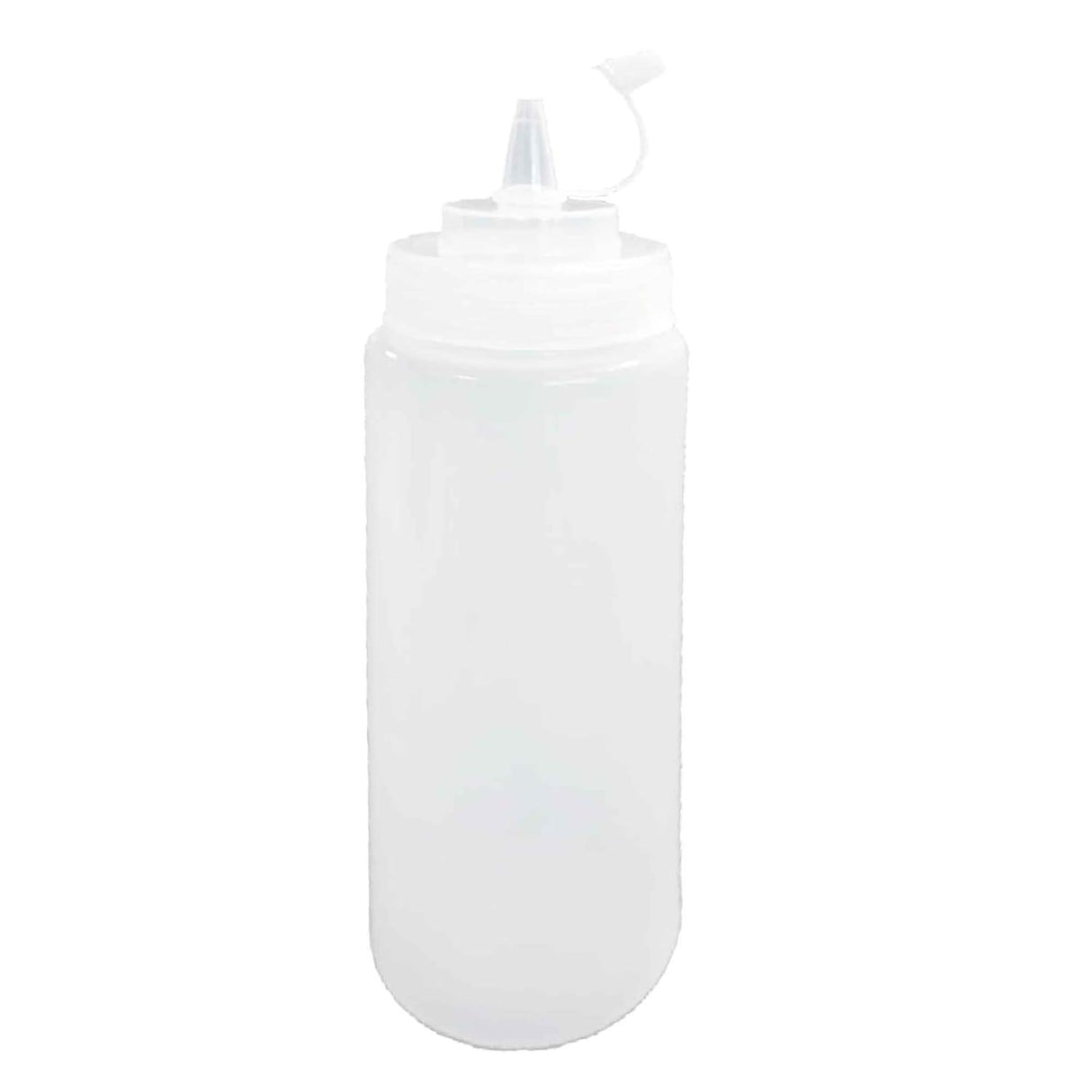 Set of 12 plastic squeeze bottles with caps, perfect for ketchup, mustard, and sauces. Each bottle holds 150 ML for easy dispensing - Singhal Mart