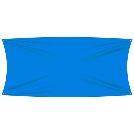 Singhal 12x15 ft Tarpaulin Sheet, 170 GSM HDPE, Waterproof, UV Treated, Heavy Duty Blue Tarpaulin with Strong Aluminum Eyelets at Every Corner - Singhal Mart