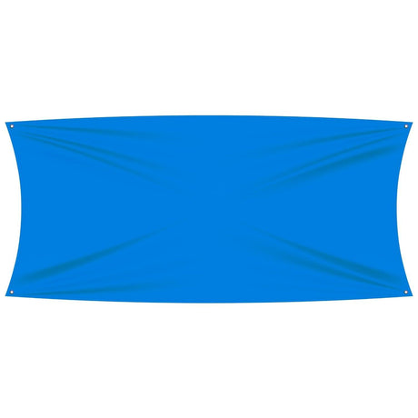 Singhal 12x15 ft Tarpaulin Sheet, 170 GSM HDPE, Waterproof, UV Treated, Heavy Duty Blue Tarpaulin with Strong Aluminum Eyelets at Every Corner - Singhal Mart