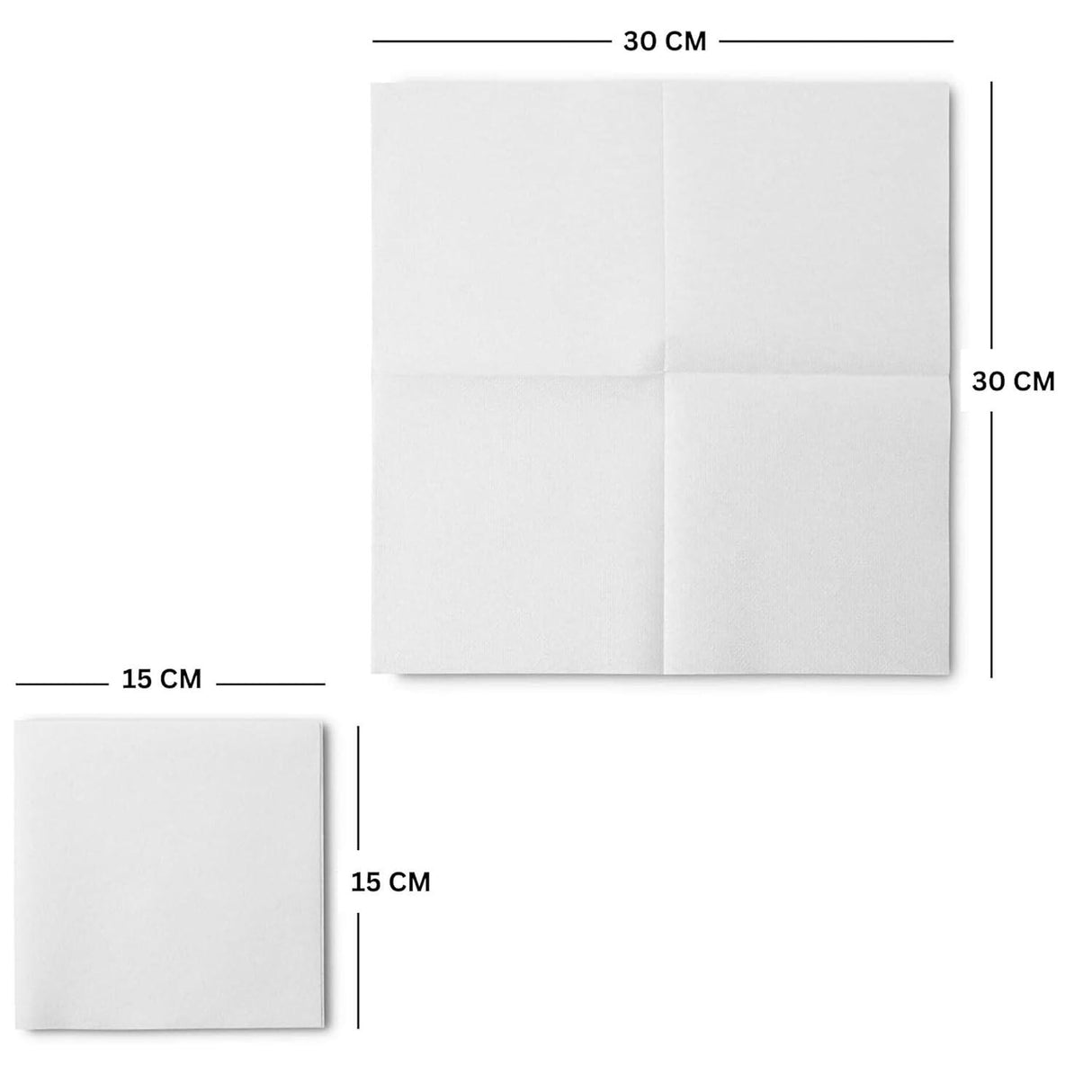 Singhal 2-Ply Tissue Paper Napkins, 30x30 CM, Plain, Pack of 50 Sheets (50 Pulls Per Pack) – Perfect for Everyday Use - Singhal Mart