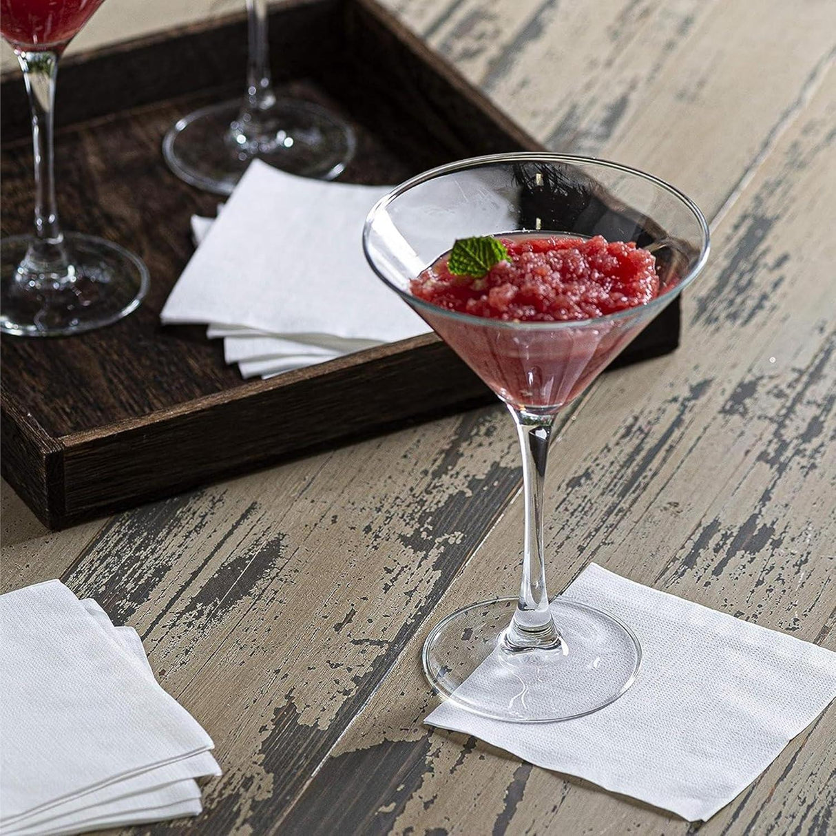 Singhal 2 Ply Plain Tissue Paper Napkins, 30x30 CM - Pack of 3, 50 Pulls Per Pack, 150 Sheets Total - Singhal Mart