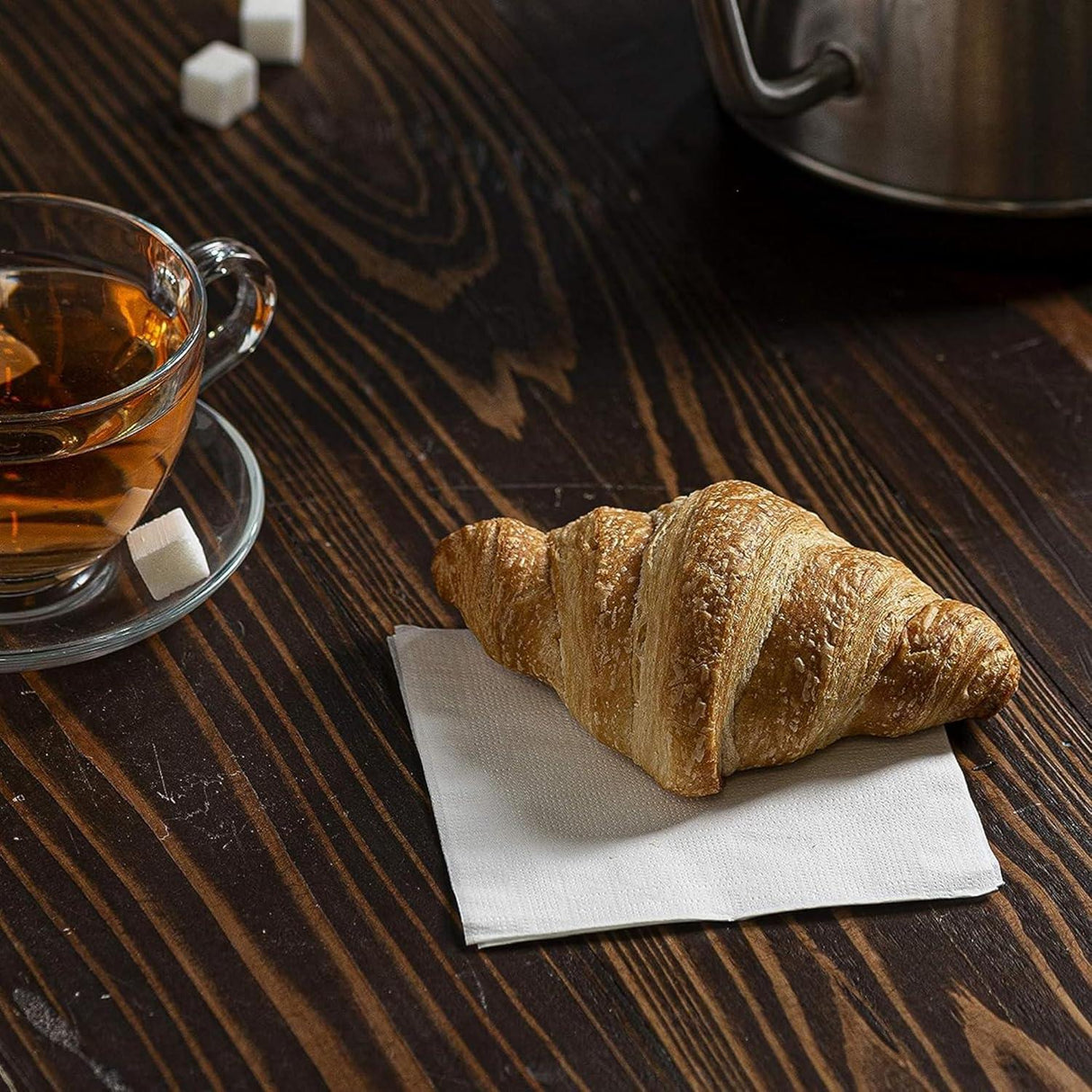 Singhal 2 Ply Plain Tissue Paper Napkins, 30x30 CM - Pack of 6, 50 Pulls Per Pack, 300 Sheets Total for Home and Events - Singhal Mart