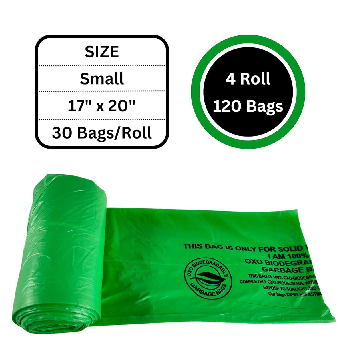 Singhal Dog Poop Bags, Dog Waste Pick Up Biodegradable Garbage Bags, Pooper Bags Large 120 Bags - Singhal Mart