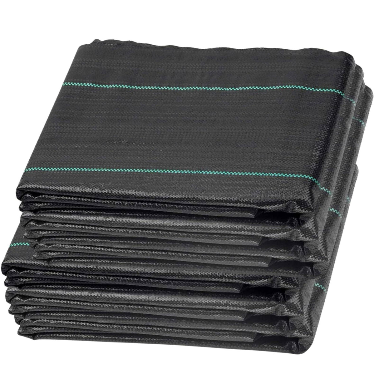 Singhal Garden Weed Control Mat 1x40m, Heavy Duty 125 GSM Landscape Fabric, Eco-Friendly Black Weed Block for Effective Garden Bed Protection - Singhal Mart