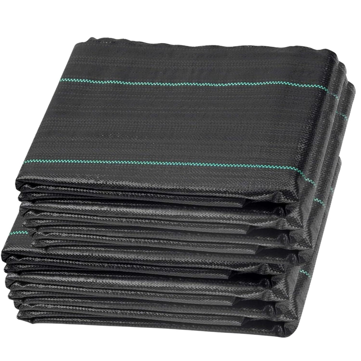Singhal Garden Weed Control Mat 1x40m, Heavy Duty 125 GSM Landscape Fabric, Eco-Friendly Black Weed Block for Effective Garden Bed Protection - Singhal Mart