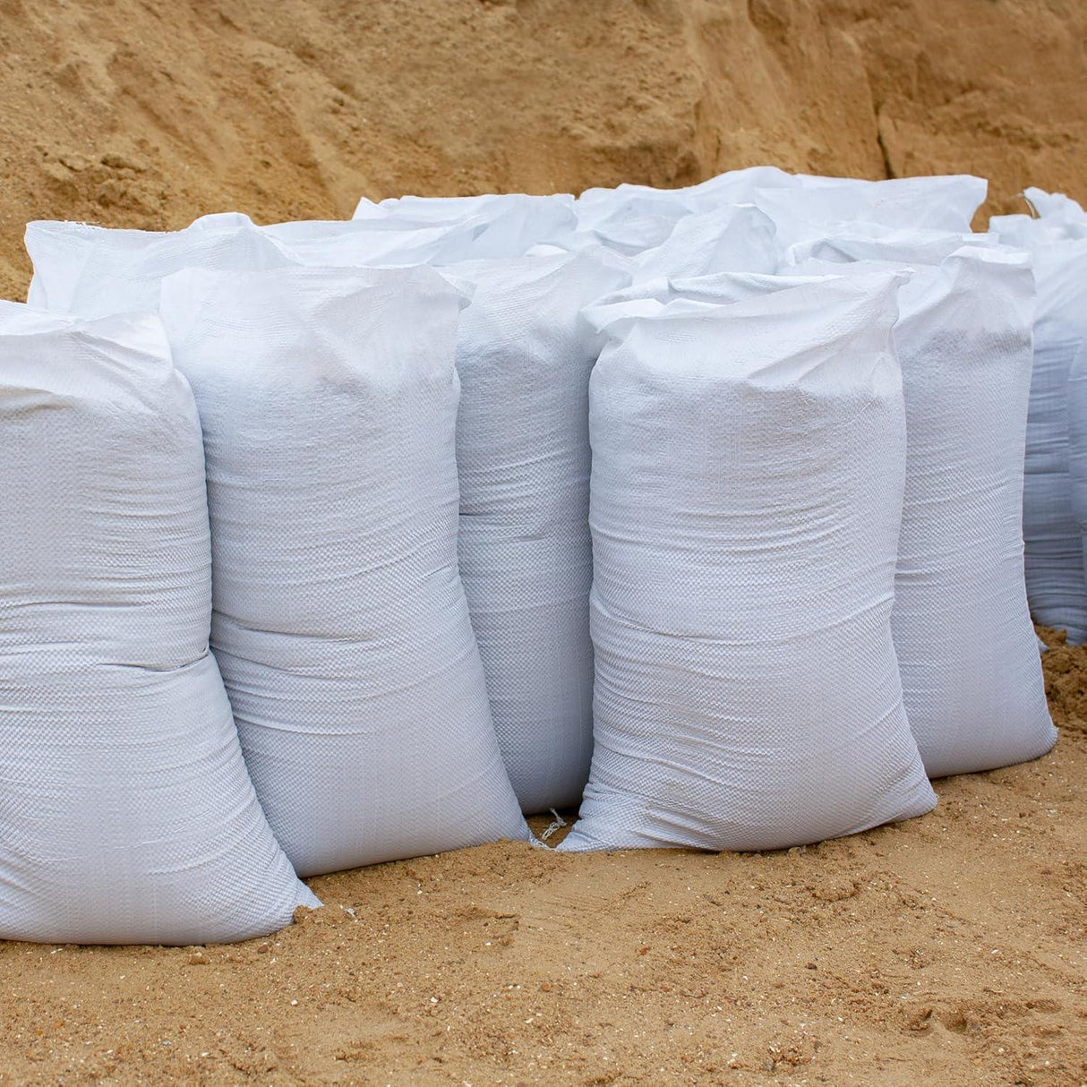 Singhal HDPE White Bags 24×40 Inches, Bora Pack of 10, for Packing Food, Vegetables, Grains, Rice, Sugar, and More. Set of 10 Pieces - Singhal Mart