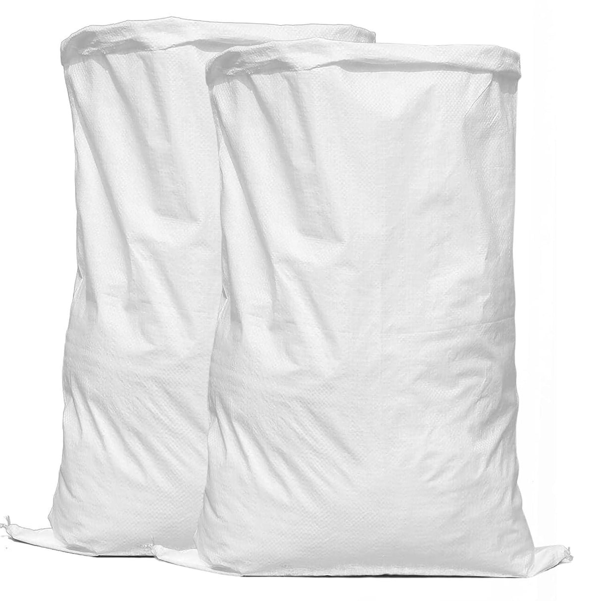 Singhal HDPE White Bags 24×40 Inches, Bora Pack of 10, for Packing Food, Vegetables, Grains, Rice, Sugar, and More. Set of 10 Pieces - Singhal Mart