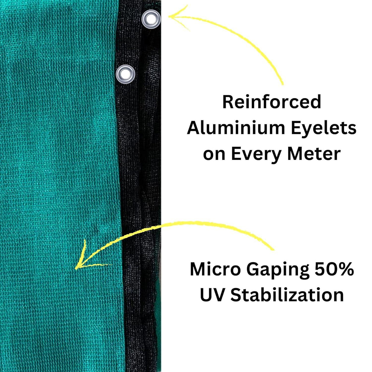 Singhal Multipurpose 50% UV Protection Shade Net - 10x165 Ft Green Net for Gardens, Greenhouses, Car Parking, Nurseries & More - Singhal Mart