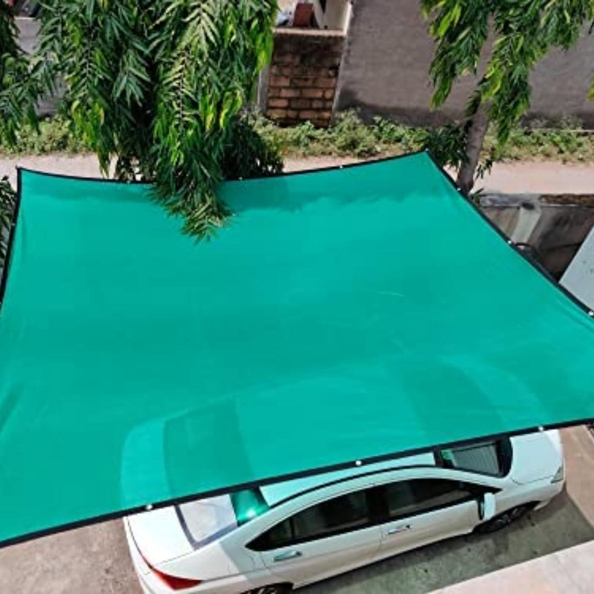 Singhal Multipurpose Shade Net offers 90% UV protection, perfect for gardens, greenhouses, parking, and balconies—10x80 ft HDPE for versatile use - Singhal Mart