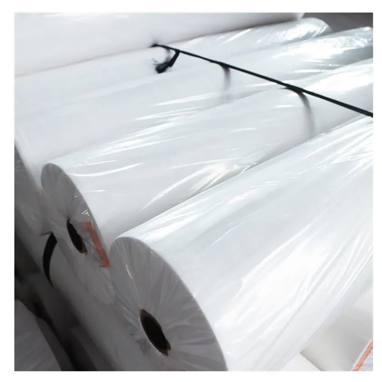 Singhal Textured Spun Bond Non-Woven Fabric Roll, 124 cm Width x 200 Meter Length, 200 GSM, Heavy Duty, Multipurpose Fabric for Agriculture, Upholstery, Crafting, and Industrial Use (Bright White)