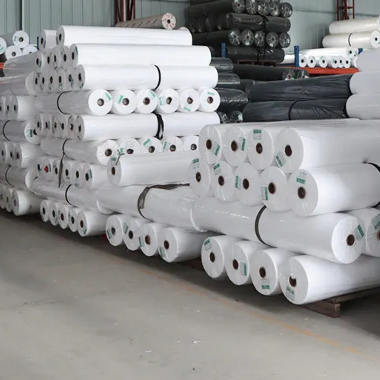 Singhal Textured Spun Bond Non-Woven Fabric Roll, 124 cm Width x 200 Meter Length, 200 GSM, Heavy Duty, Multipurpose Fabric for Agriculture, Upholstery, Crafting, and Industrial Use (Bright White)