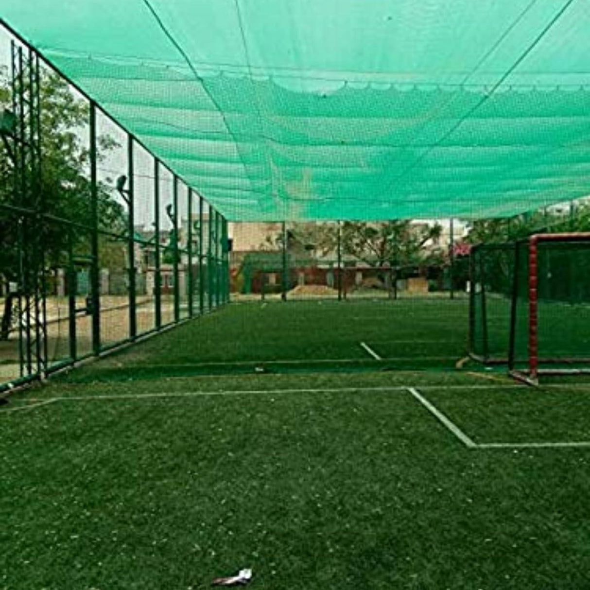 Singhal’s 3x5 meter Agro Green House Net is a versatile garden shade made from HDPE. It offers 50% UV protection and has eyelets for easy setup - Singhal Mart