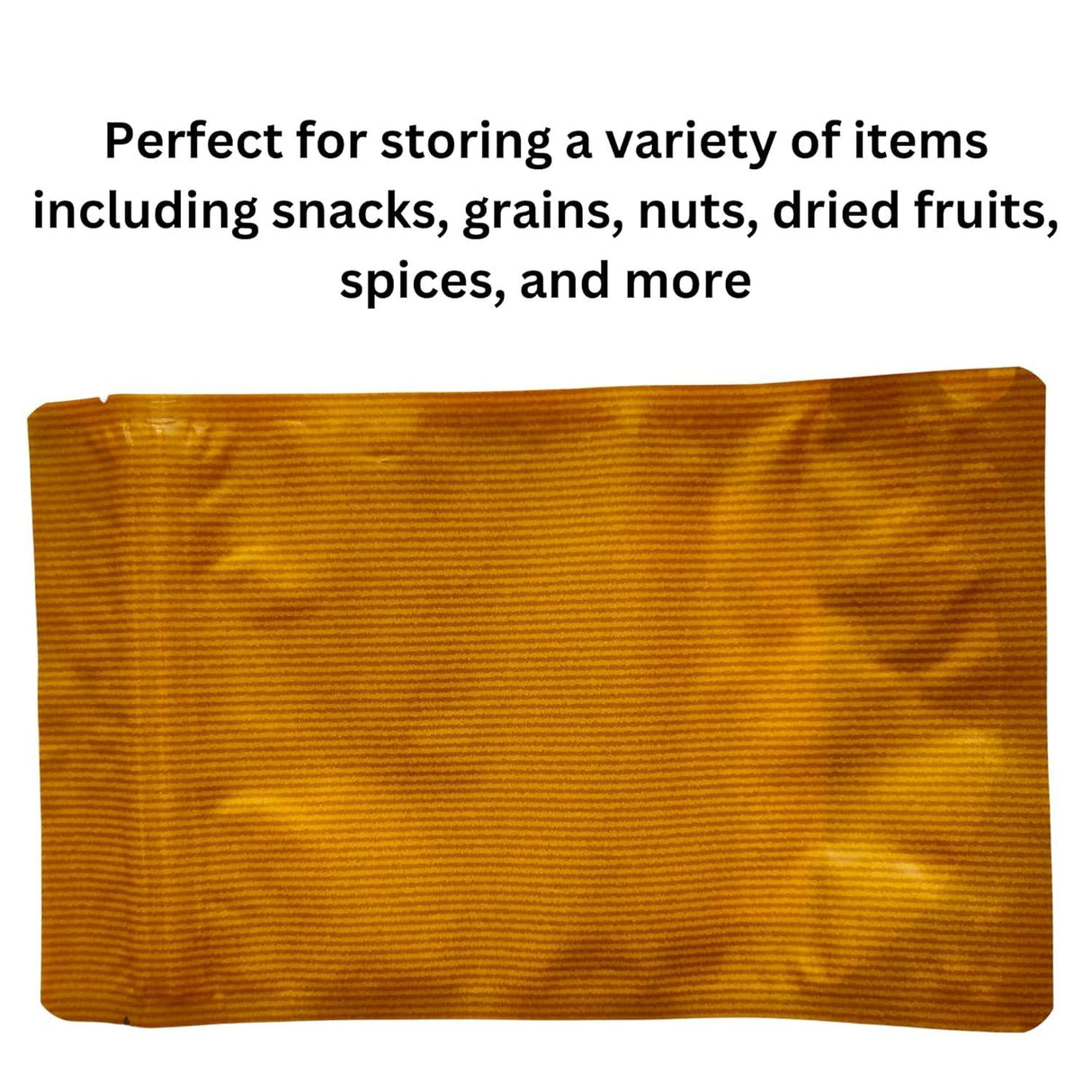 Stand-Up Zip Lock Reusable Airtight Storage Pouch, Brown, 130mm x 200mm (13x20 cm), Combo Pack of 25 – Perfect for Organizing and Storing - Singhal Mart