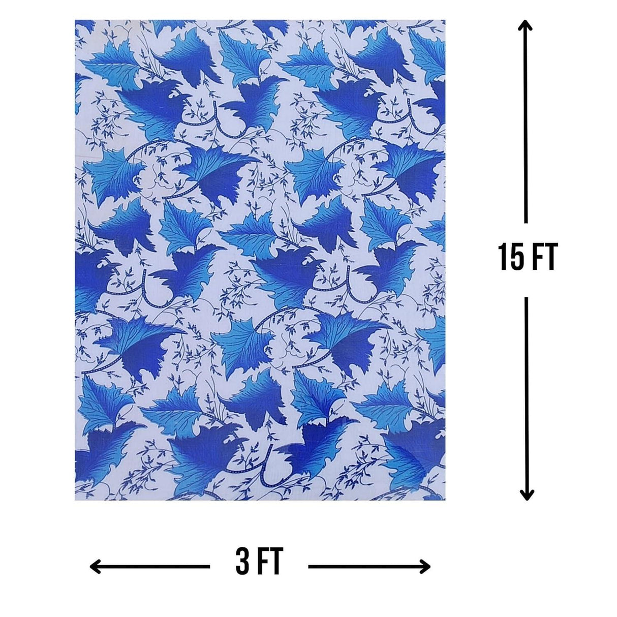UV-Resistant Polypropylene Gate cover Sheet – 3x15 ft, Floral Design. Durable grill and balcony covering sheet for privacy and safety. - Singhal Mart