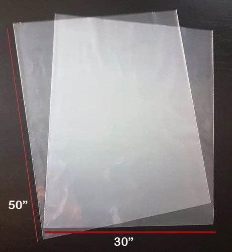 Versatile 120 Micron LDPE Bags (25×43 Inch) - Pack of 25 Thick, Multi-Use Plastic Bags for Packing and Storage - Singhal Mart