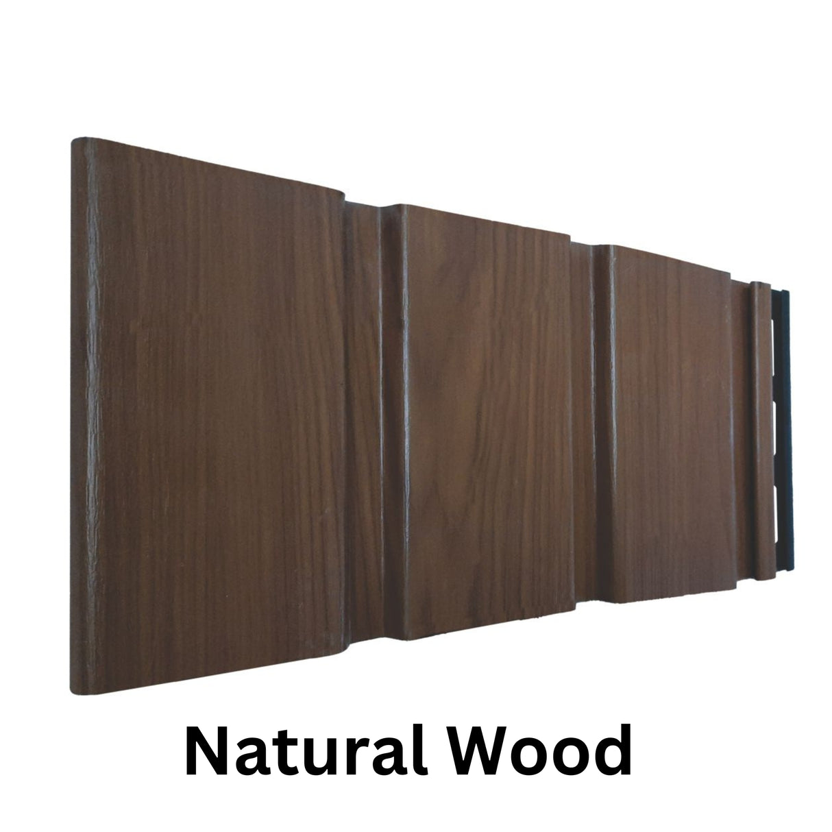 SINGHAL Soffit Panel, Wall Panel/PVC Louver Panel for Wall with Size - 12 Inch (1 Feet) x 10 Ft OR 13 Ft - 1.5 mm/Durable, Lightweight, Stylish Panels for Office/Hotel/Ideal for Walls & Ceilings Pack of 12 Panels - Natural Wood, Grey Wood, Light Walnut