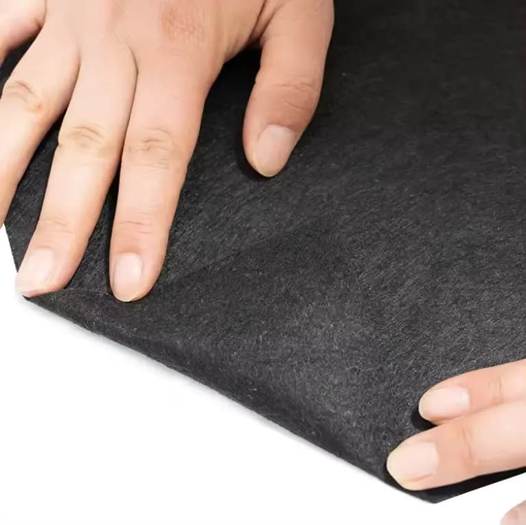 Singhal Premium Black Garden Weed Control Barrier Sheet 0.60 Meter Width (2 feet) Without Green line , Heavy-Duty Landscape Fabric, Eco-Friendly, Durable Weed Block Mat for Gardening