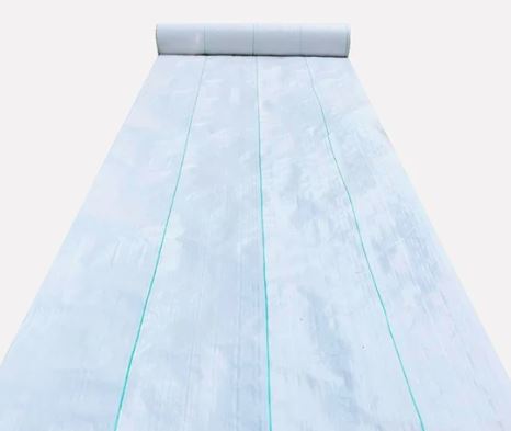 Singhal Premium White Garden Weed Control Barrier Sheet 3.5 Meter Width (11.50 feet) 150GSM , Heavy-Duty Landscape Fabric, Eco-Friendly, Durable Weed Block Mat for Gardening