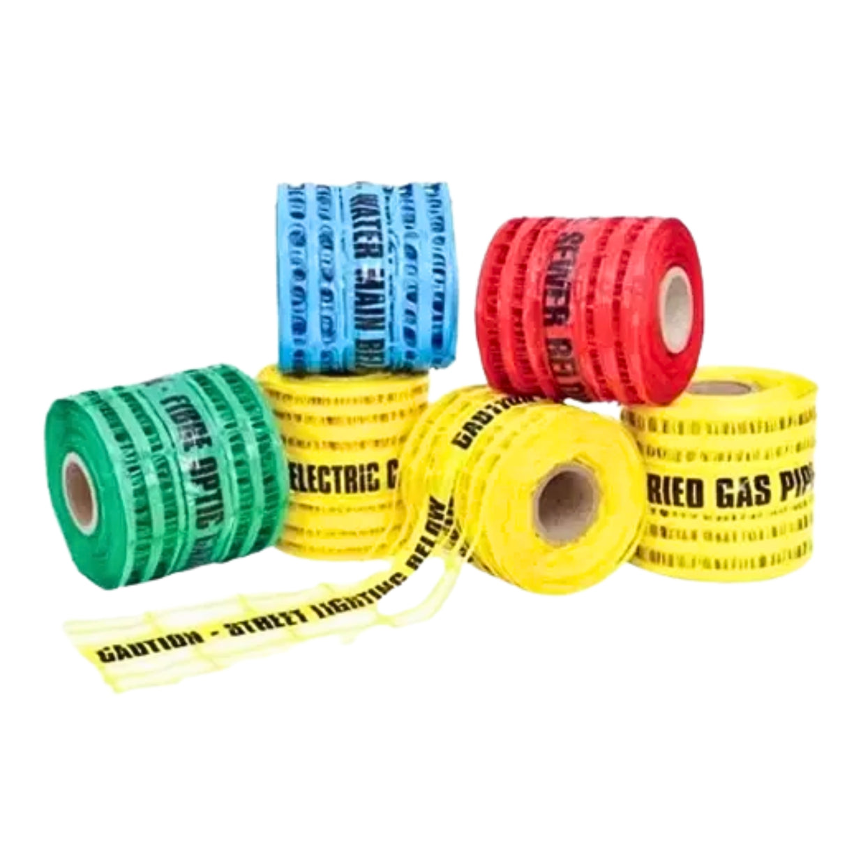 Singhal Underground Warning Mesh Roll - Utility Marker Mesh for Cable, Gas & Pipeline Safety – High Visibility, Durable Plastic