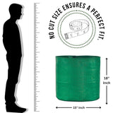 20-Pack Durable Grow Bags, 15x18 Inch, for Indoor, Outdoor, and Terrace Gardening—Perfect for Leafy Vegetables, Green - Singhal Mart