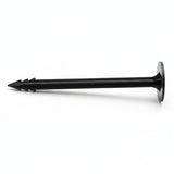 Singhal Weed Mat Nails - Plastic Ground Anchor Peg 17 cm | Heavy Duty Garden Stake for Weed Mat, Landscape Fabric & Net Fixing | UV Resistant, Weatherproof, Barbed Design (Black)