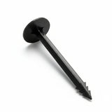 Singhal Weed Mat Nails - Plastic Ground Anchor Peg 17 cm | Heavy Duty Garden Stake for Weed Mat, Landscape Fabric & Net Fixing | UV Resistant, Weatherproof, Barbed Design (Black)