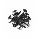 Singhal Weed Mat Nails - Plastic Ground Anchor Peg 17 cm | Heavy Duty Garden Stake for Weed Mat, Landscape Fabric & Net Fixing | UV Resistant, Weatherproof, Barbed Design (Black)