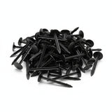 Singhal Weed Mat Nails - Plastic Ground Anchor Peg 17 cm | Heavy Duty Garden Stake for Weed Mat, Landscape Fabric & Net Fixing | UV Resistant, Weatherproof, Barbed Design (Black)