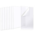 70x46 cm Clear PP Transparent Sheet, 350 Micron, Pack of 25 with One-Side Masking Film for Surface Protection - Singhal Mart